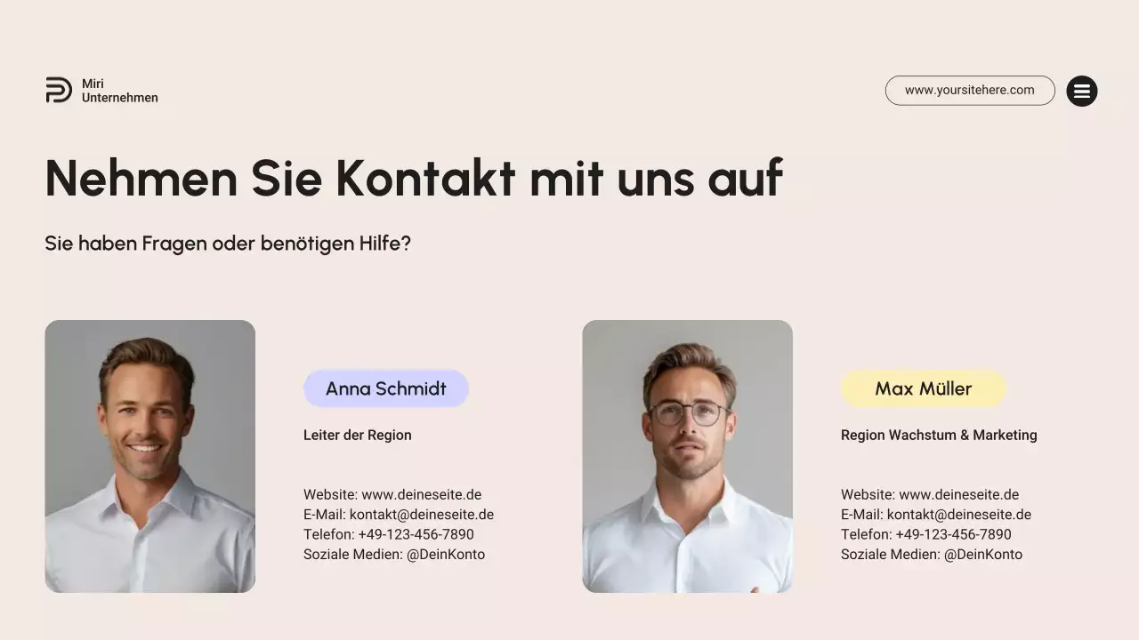 Produktkatalog für moderne digitale Geräte in Schwarz und Lila