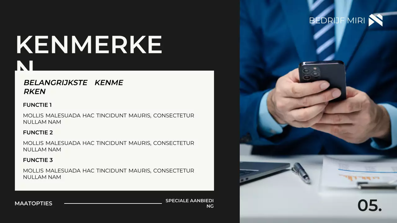 Zwart Modern E-Commerce Promotie Presentatie