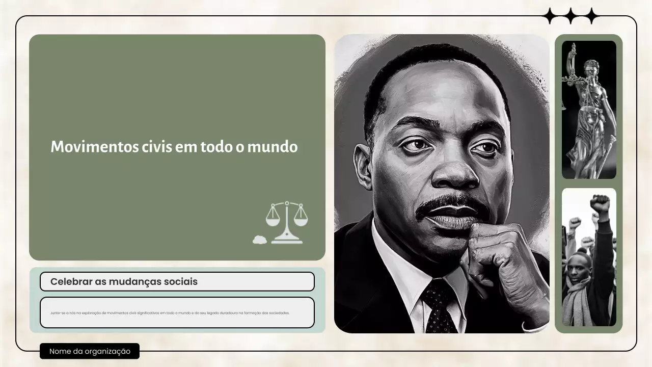 Apresentação dos movimentos civis clássicos da Sage
