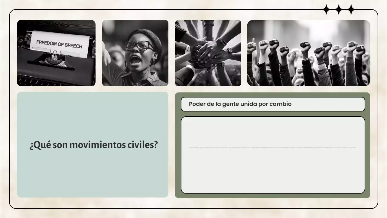 Presentación de los movimientos civiles clásicos de Sage