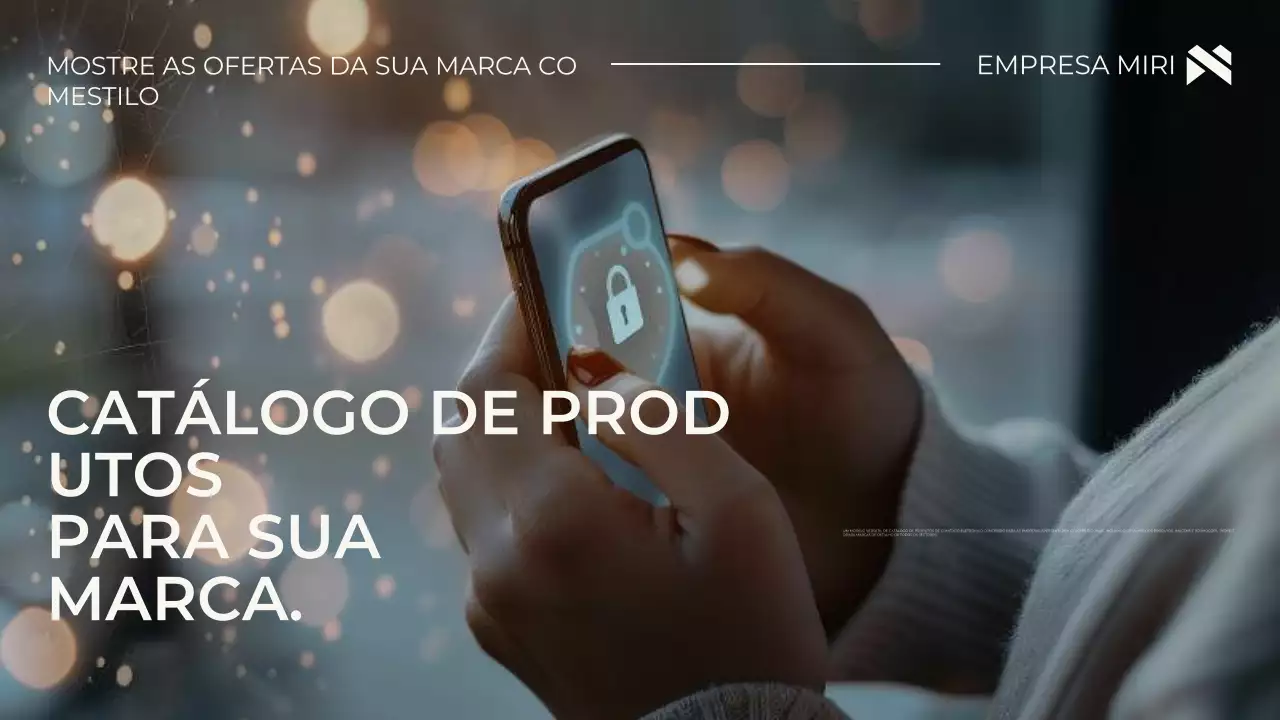 Apresentação moderna de promoção de comércio eletrónico em preto