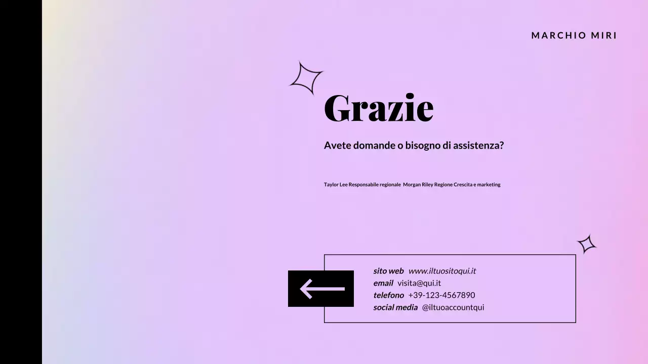 promozione del catalogo prodotti rosa elegante