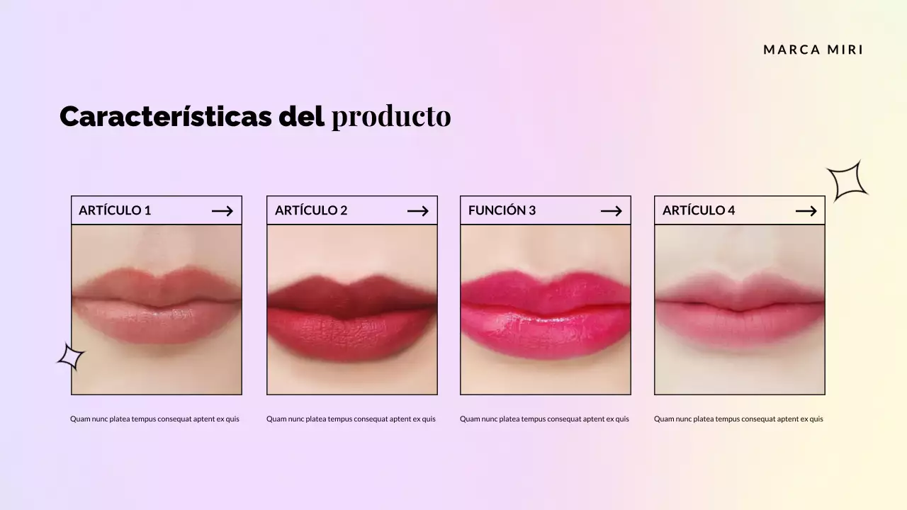 promoción del catálogo de productos rosa elegante