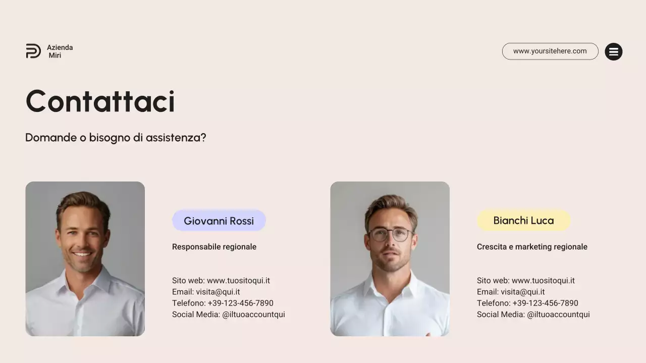 Catalogo dei prodotti per dispositivi digitali moderni in nero e viola
