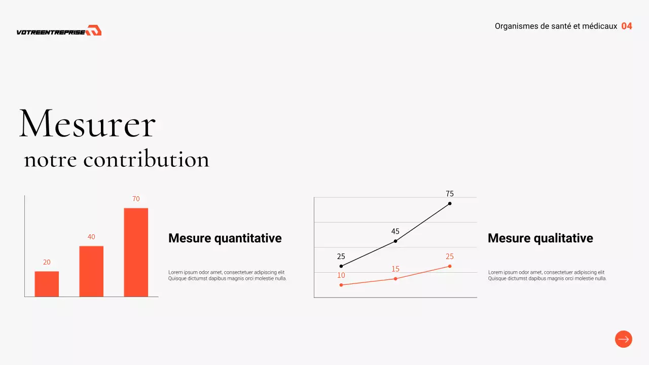 présentation professionnelle grise des soins de santé