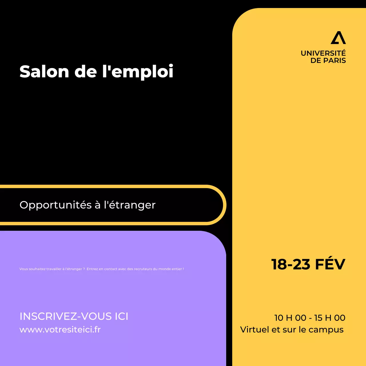 salon de l'emploi simple grid