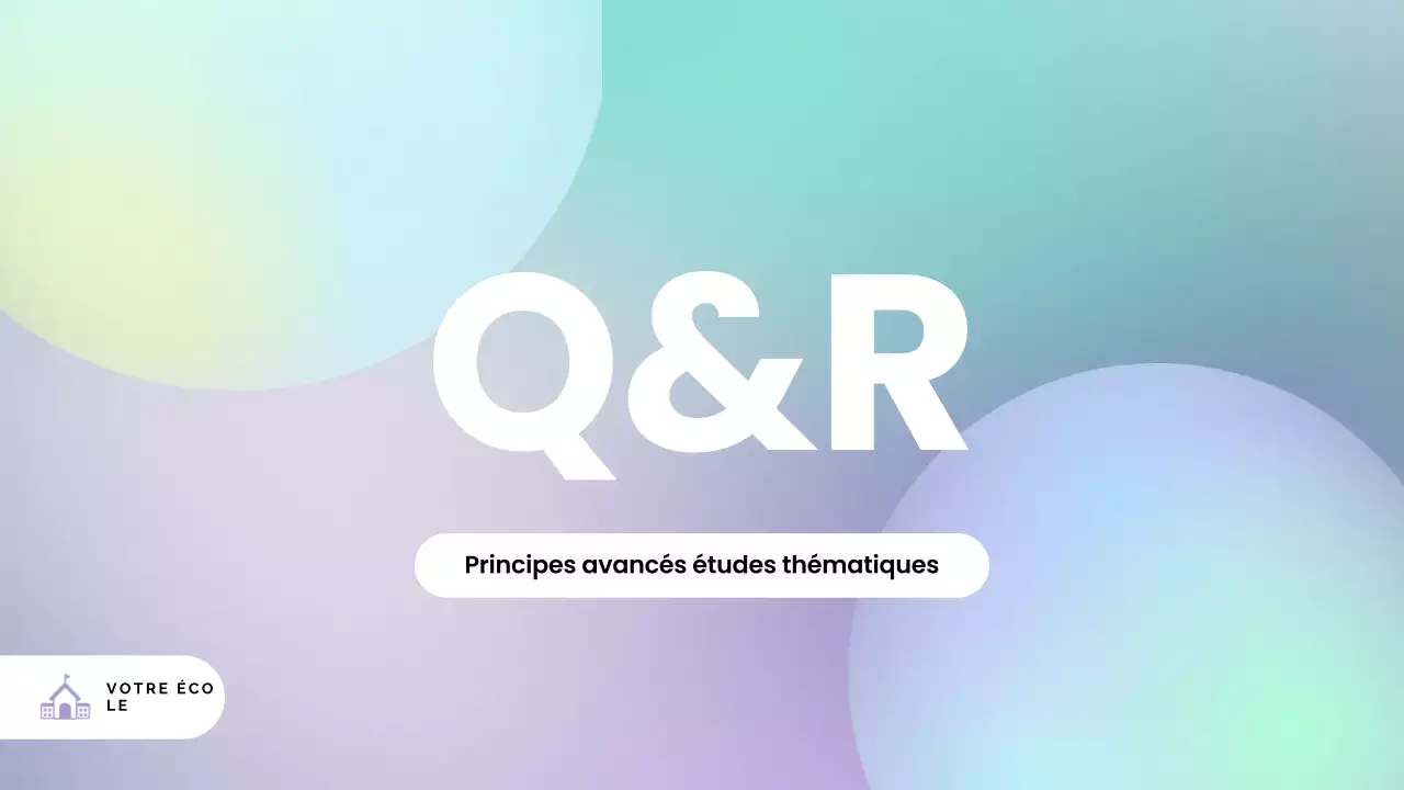 Présentation de l'éducation moderne à la menthe