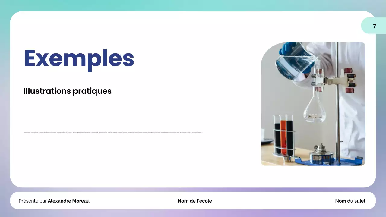 Présentation de l'éducation moderne à la menthe