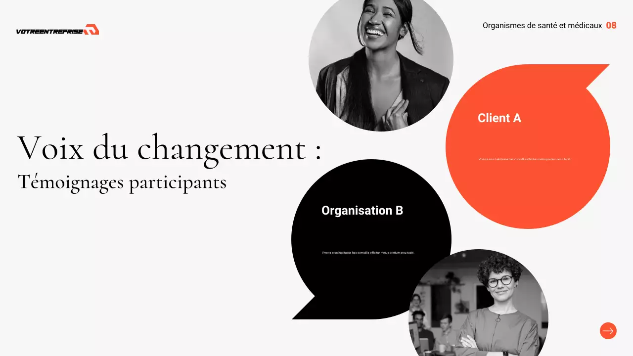 présentation professionnelle grise des soins de santé