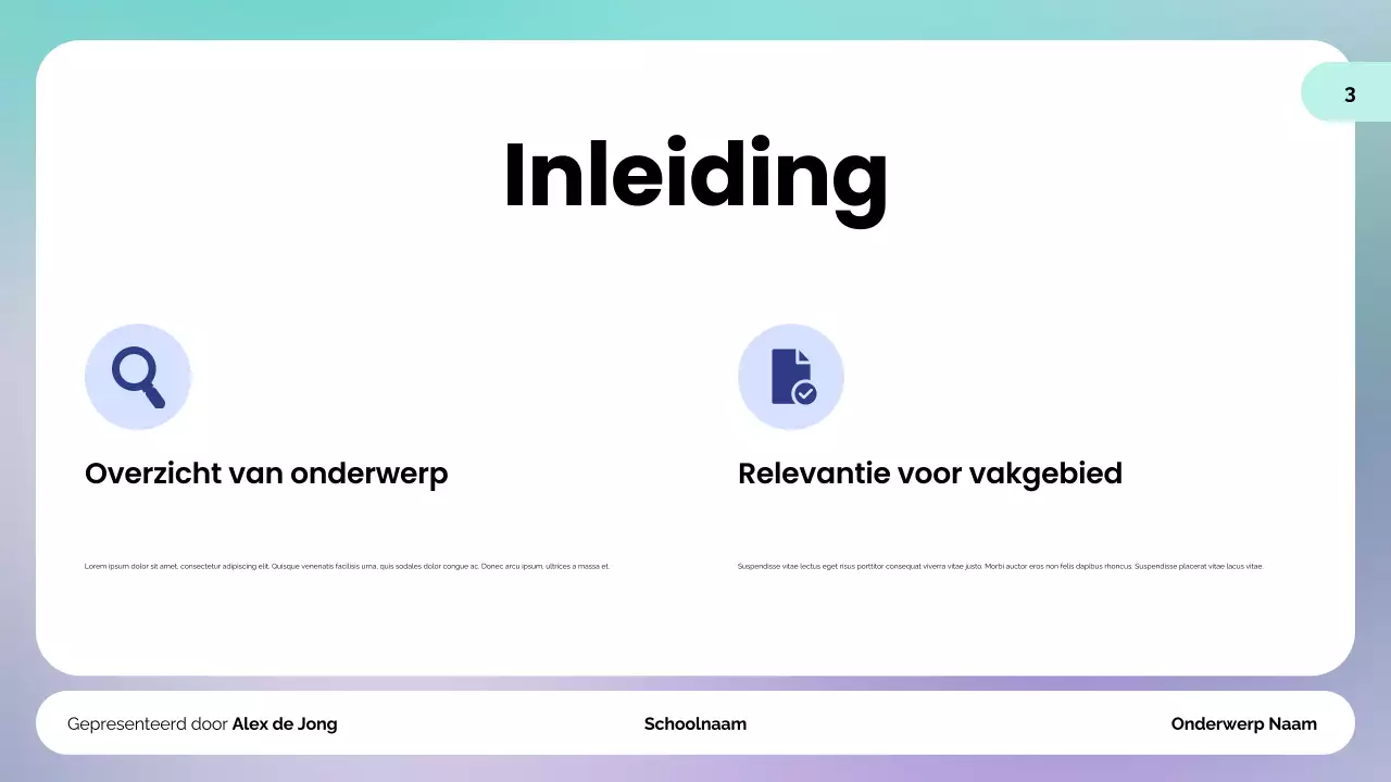 presentatie munt modern onderwijs