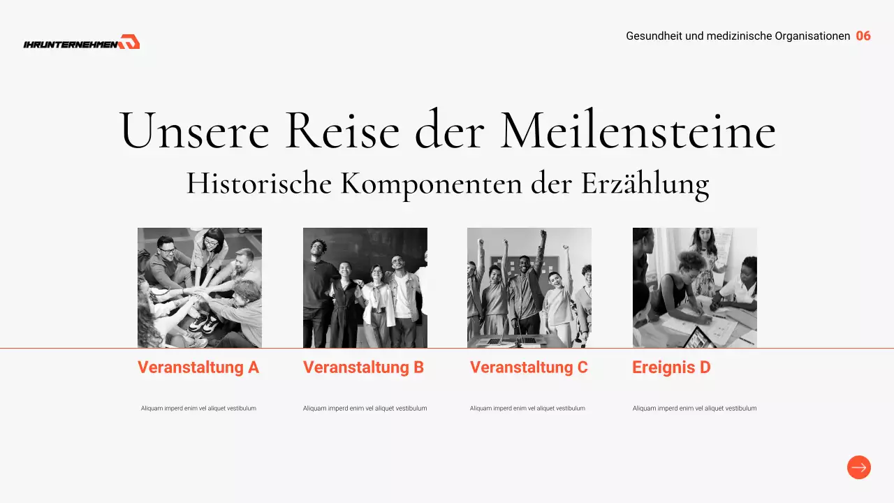 graue professionelle Gesundheitsvorsorge Präsentation