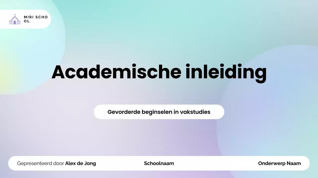 presentatie munt modern onderwijs