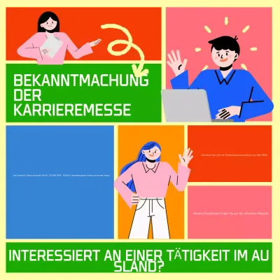 Ankündigung der Bento Grid Karrieremesse