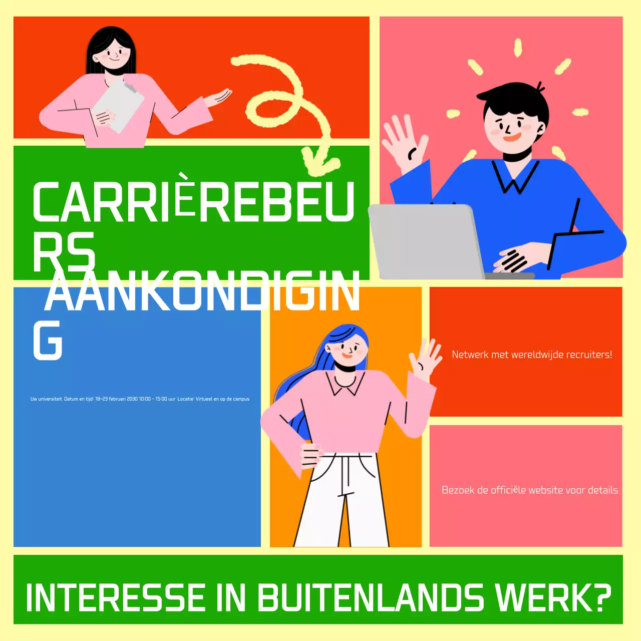 Aankondiging Bento Grid Carrièrebeurs