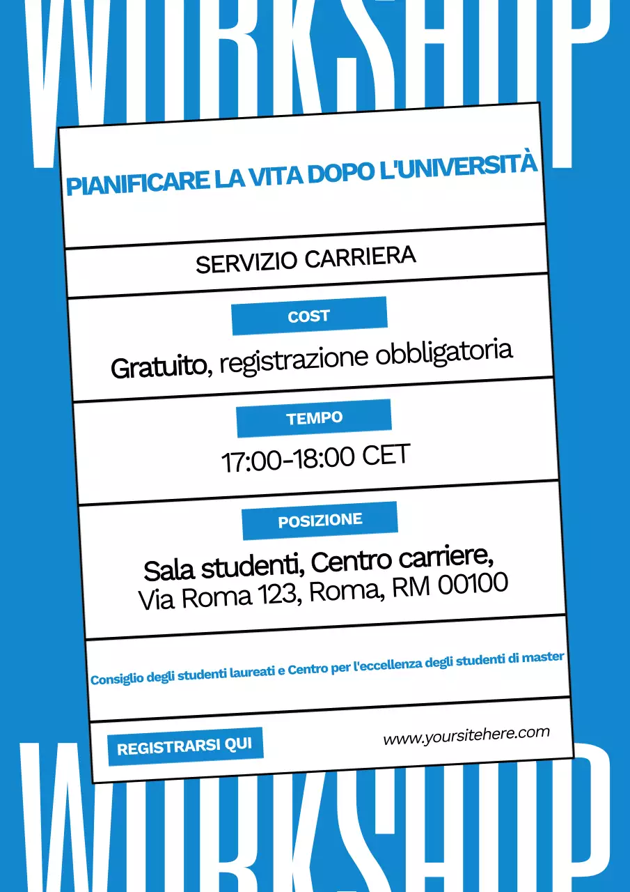 Blu Disegnato a mano Laboratorio moderno Istruzione