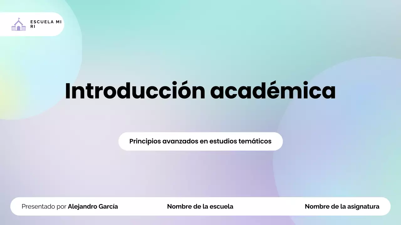 menta presentación de la educación moderna