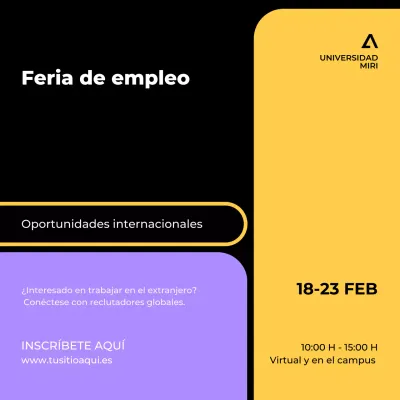 feria de empleo simple grid