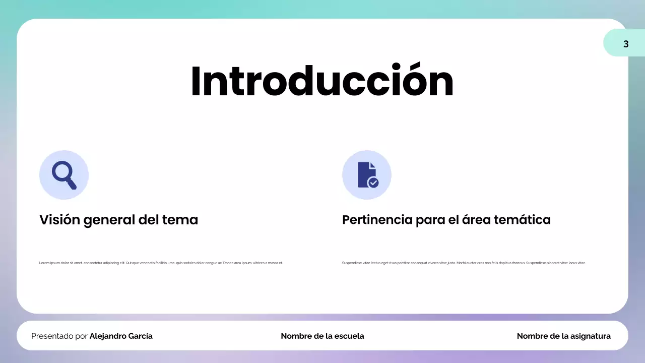 menta presentación de la educación moderna