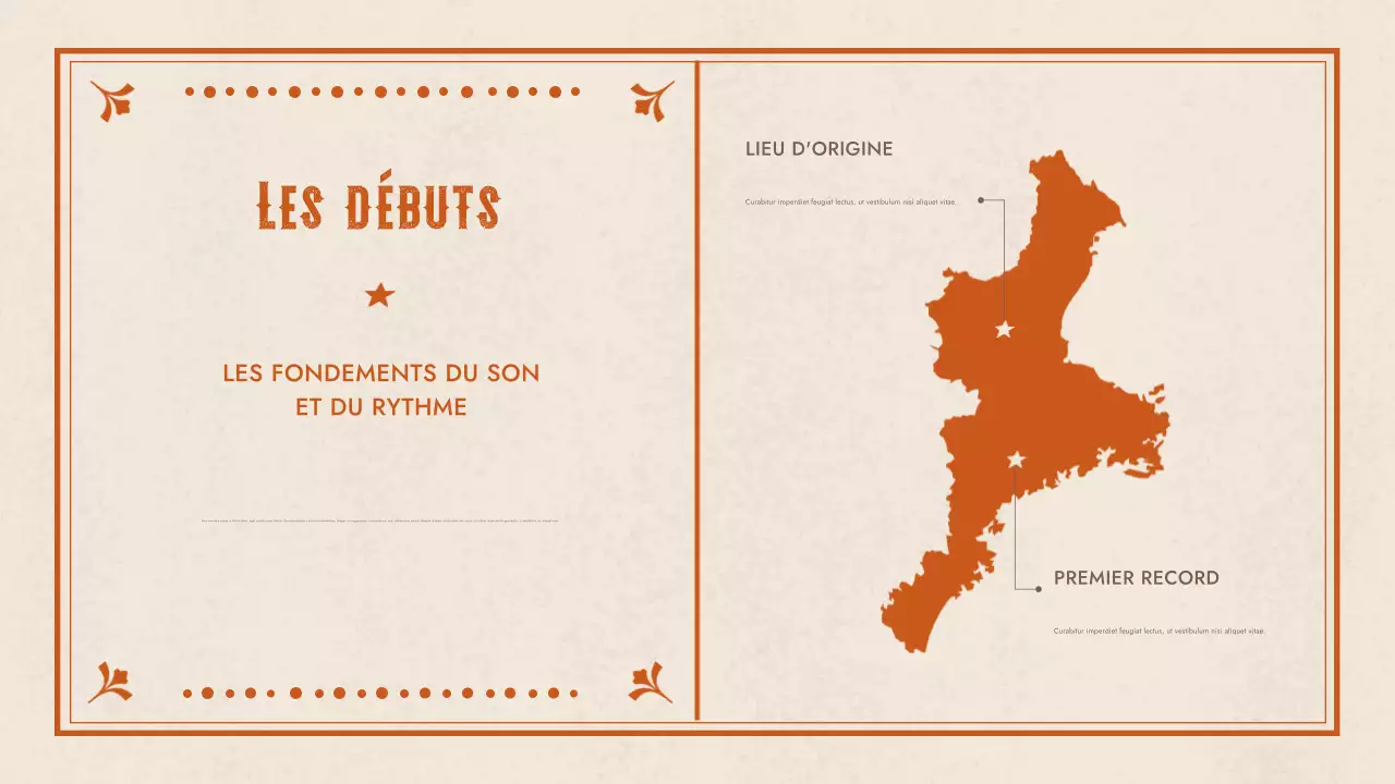 présentation de la musique western d'orange