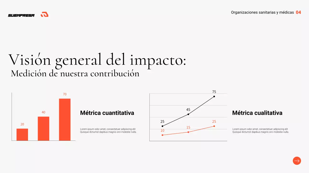 gris presentación profesional sanitaria