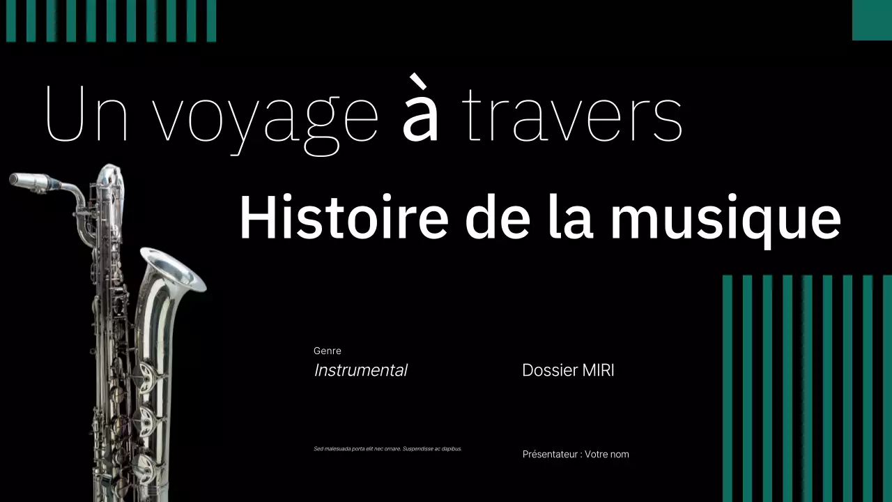 présentation de la musique classique noire