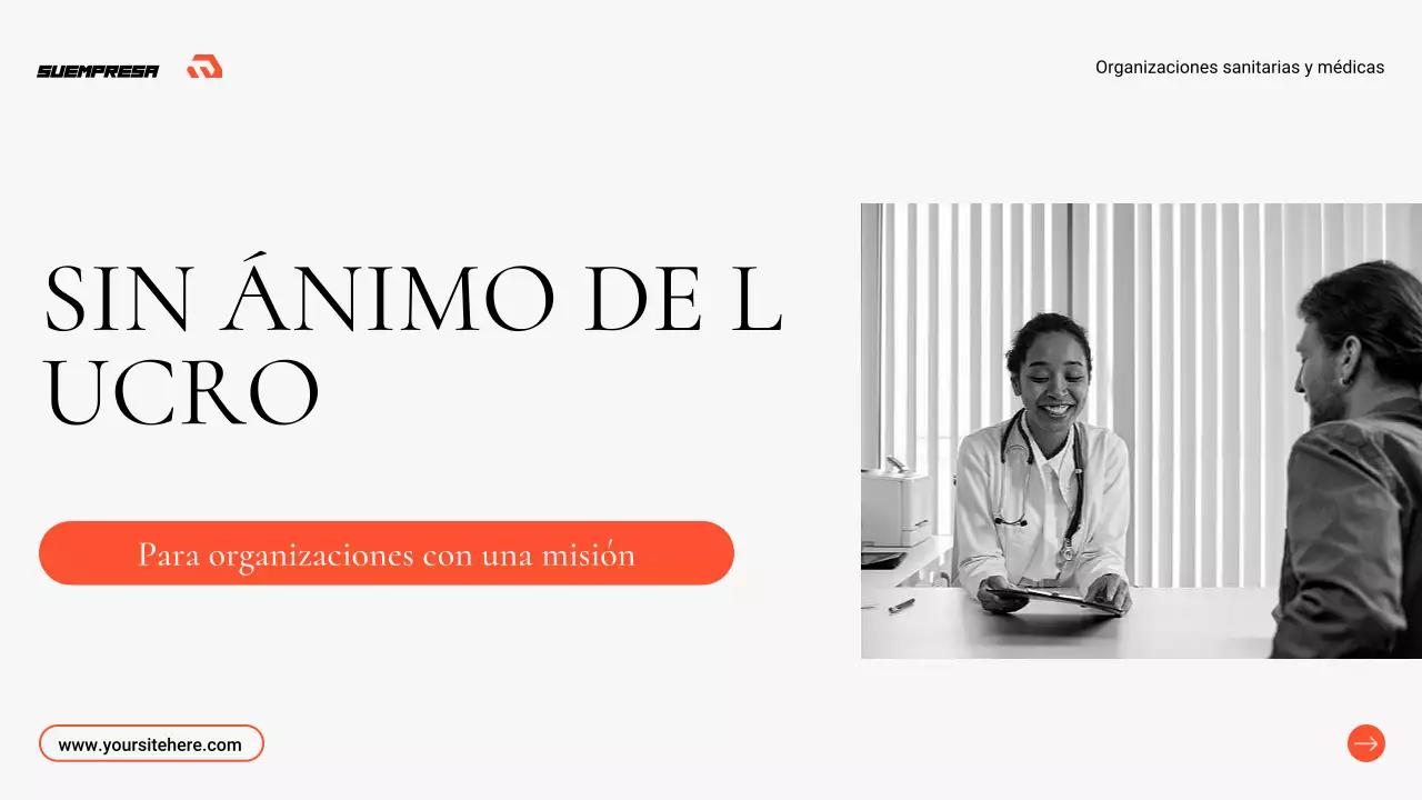 gris presentación profesional sanitaria