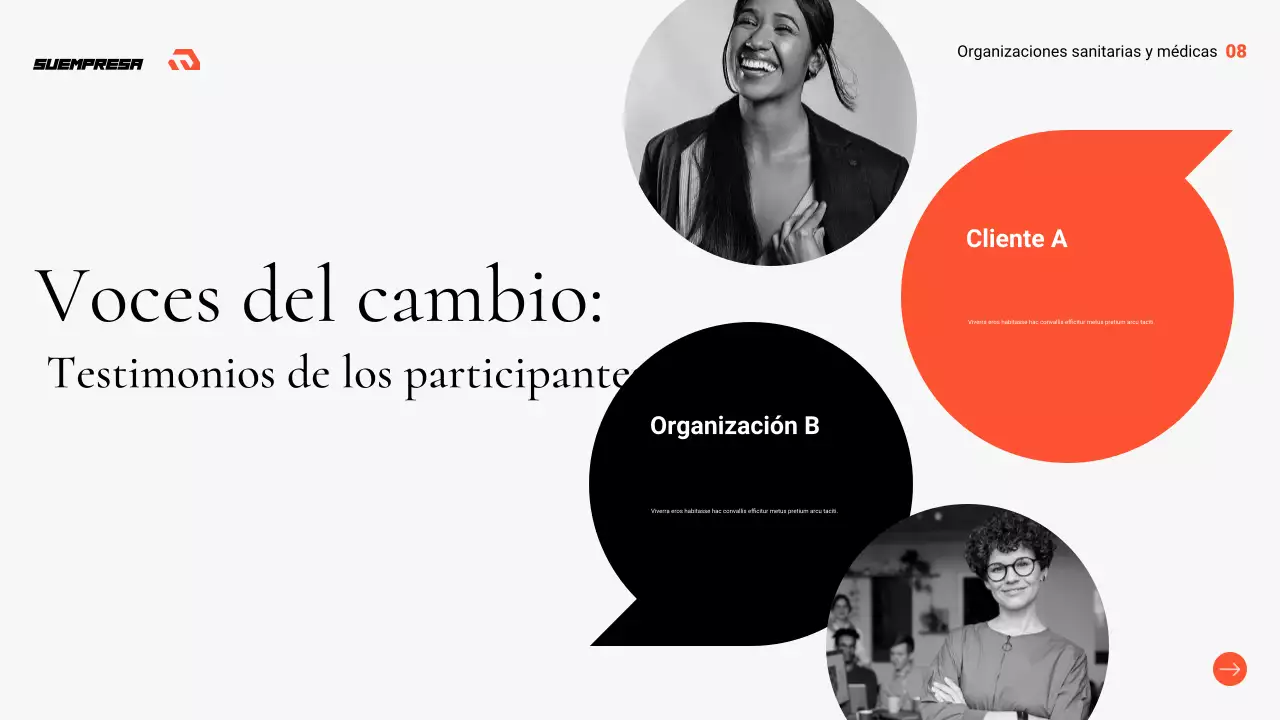 gris presentación profesional sanitaria