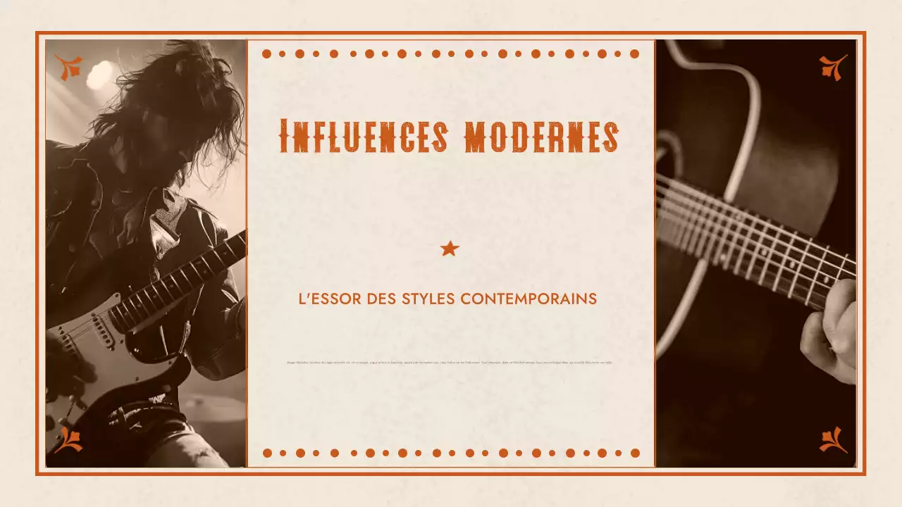 présentation de la musique western d'orange