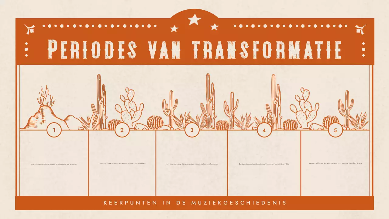 presentatie oranje westernmuziek