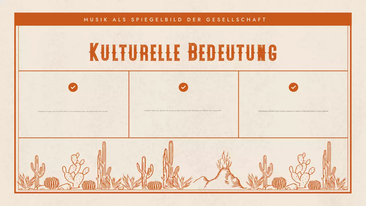 orange western musik präsentation