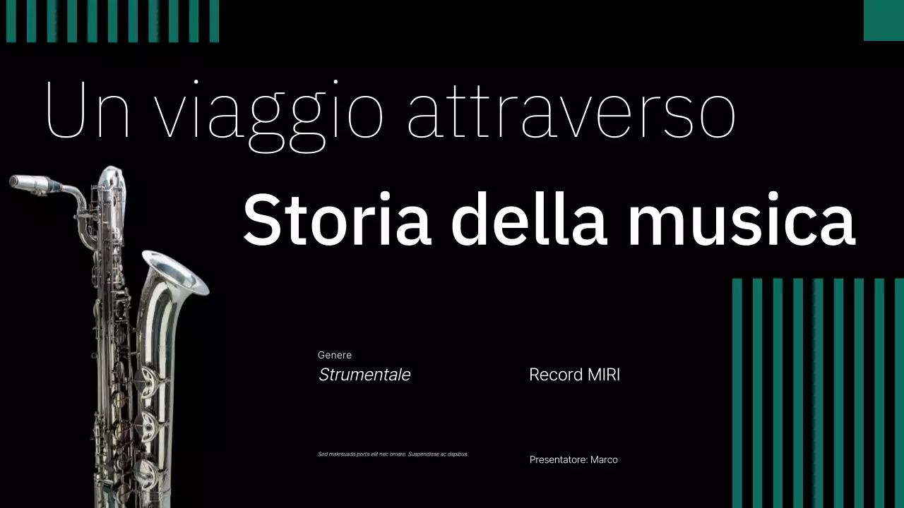 presentazione della musica classica nera