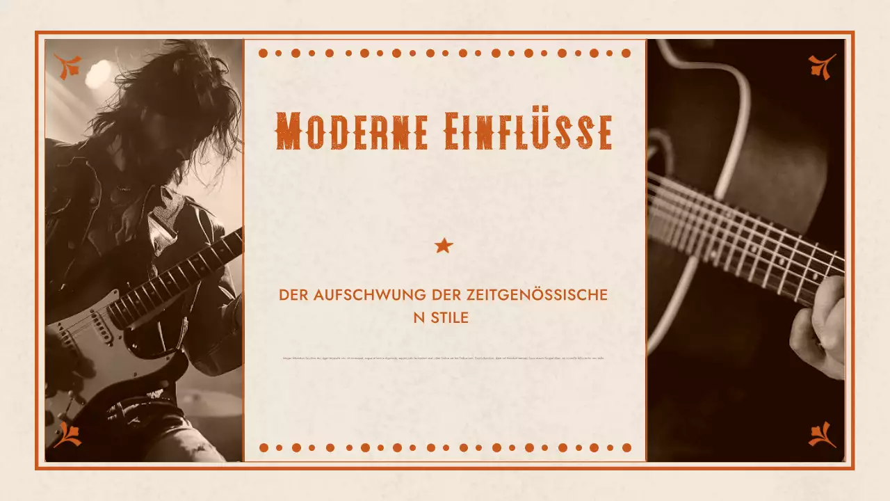 orange western musik präsentation