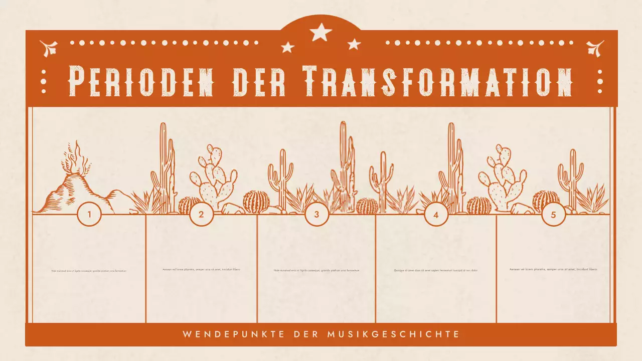 orange western musik präsentation