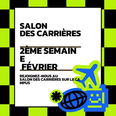 Annonce du salon de l'emploi du néo-brutalisme