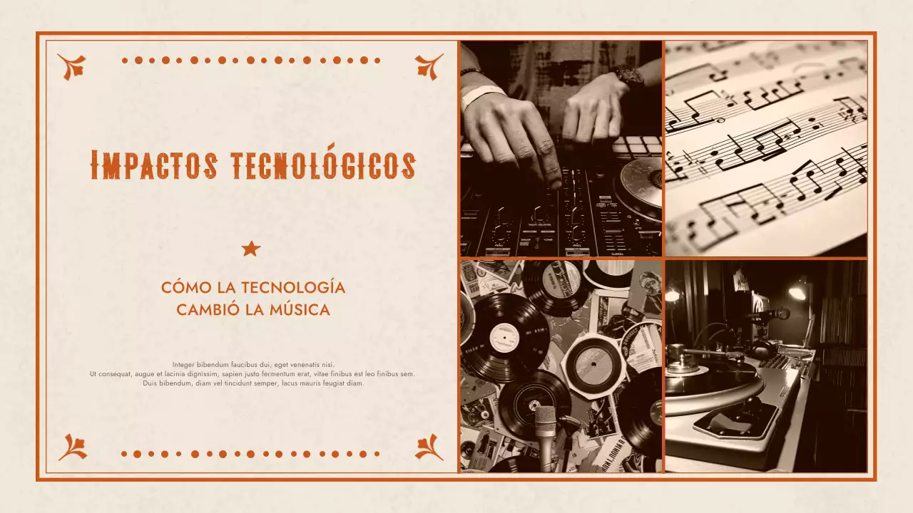 presentación de orange western music