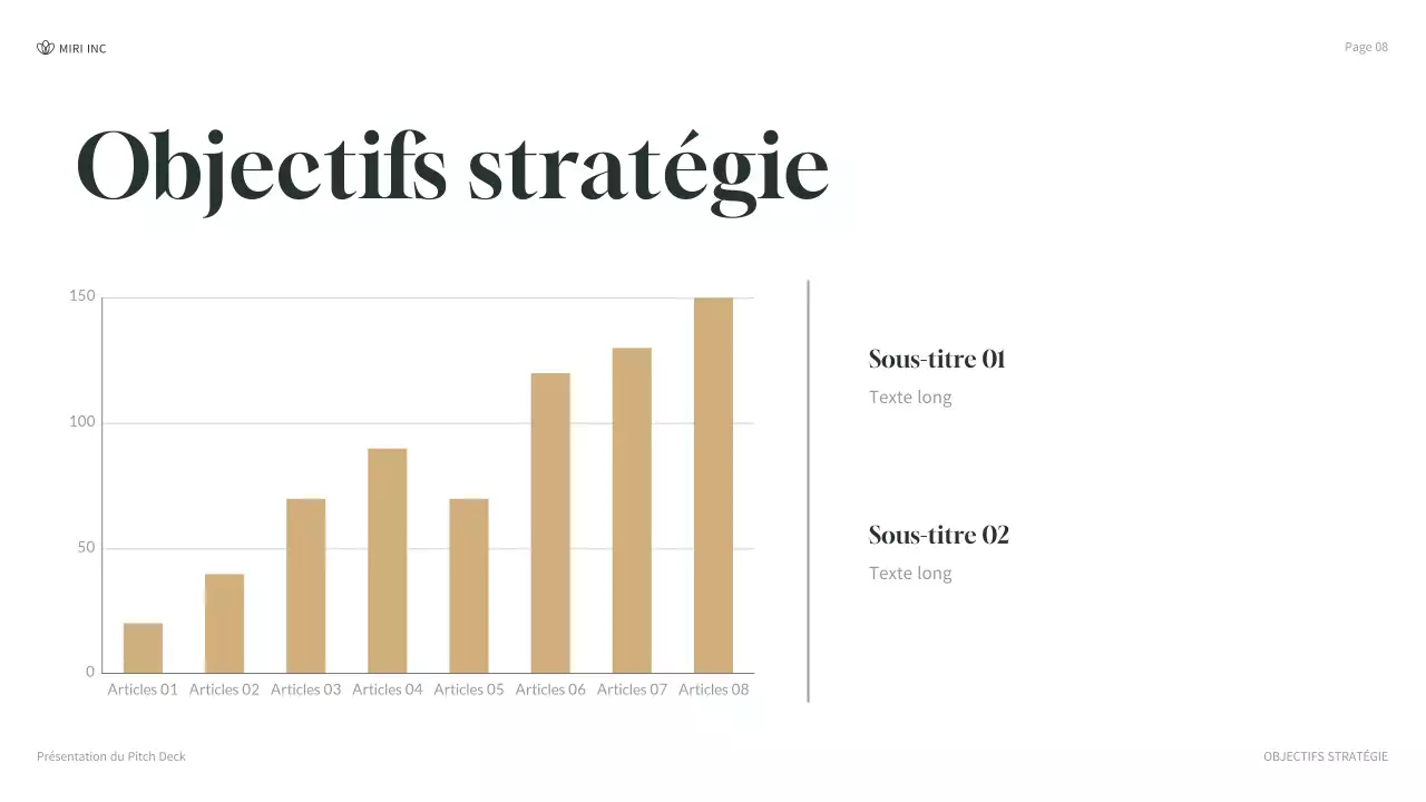 Présentation d'entreprise moderne et écologique