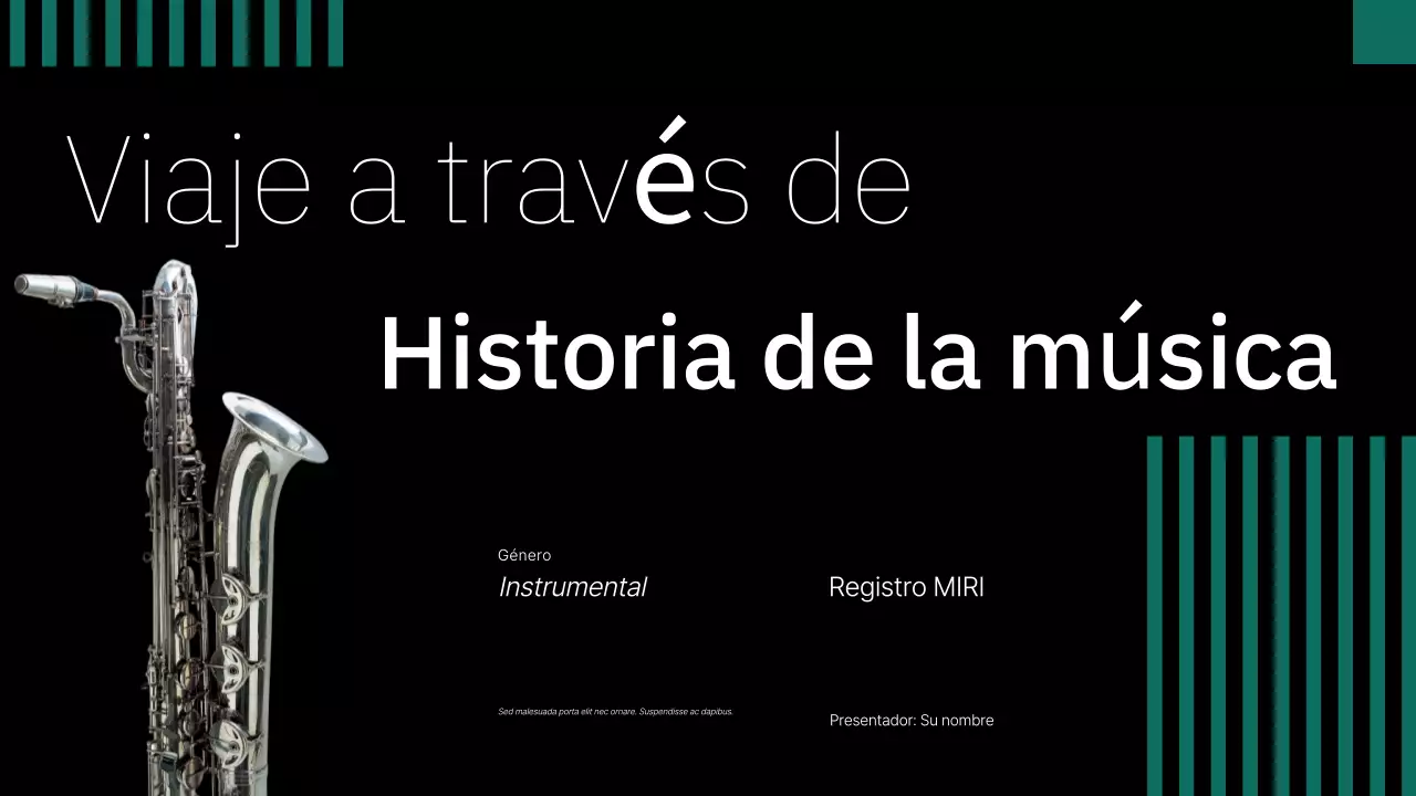 presentación de música clásica negra