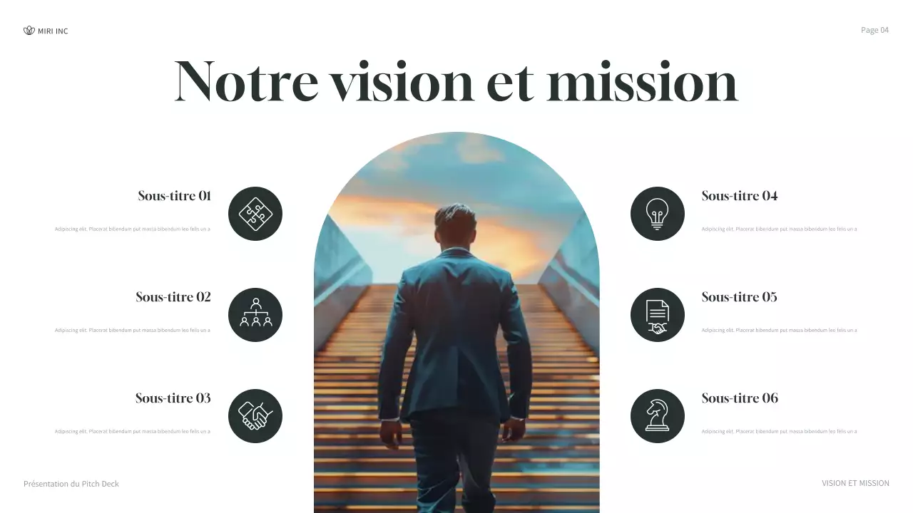 Présentation d'entreprise moderne et écologique