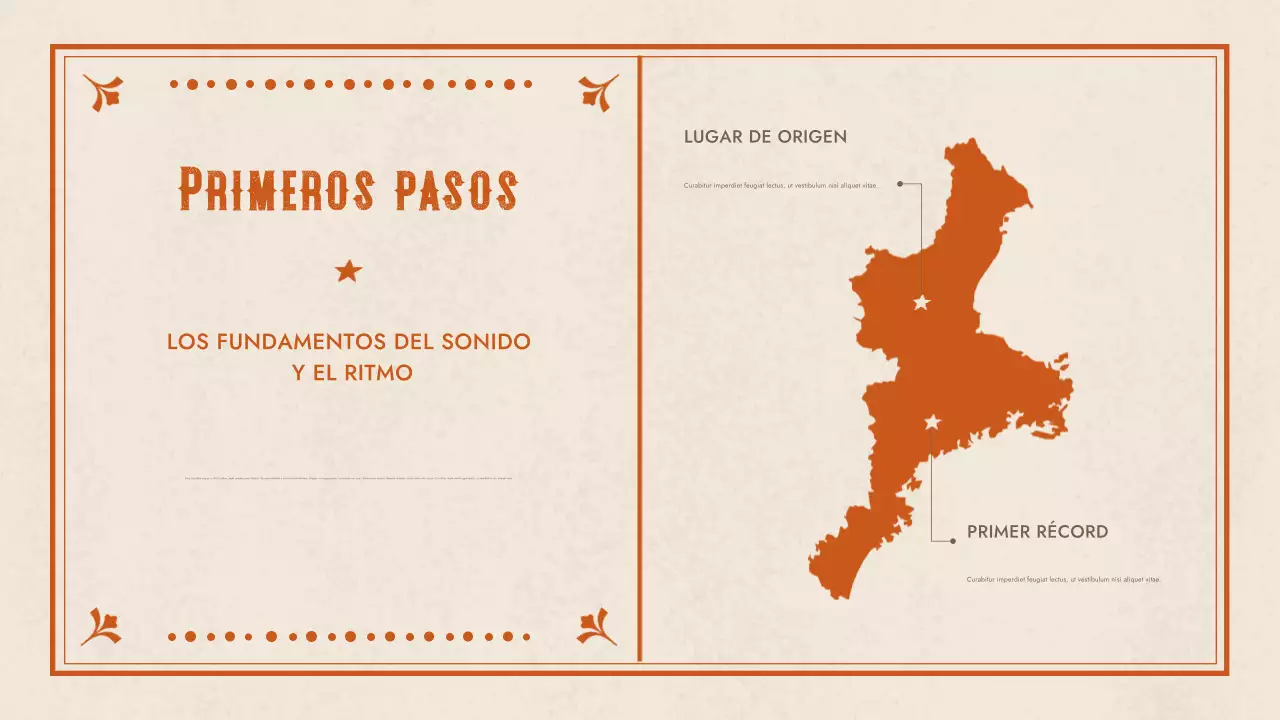 presentación de orange western music