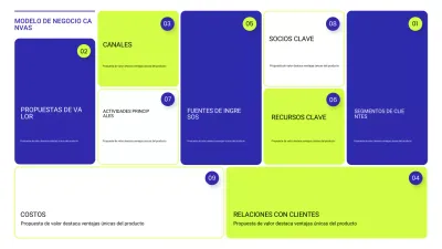 blue modern business plan layout