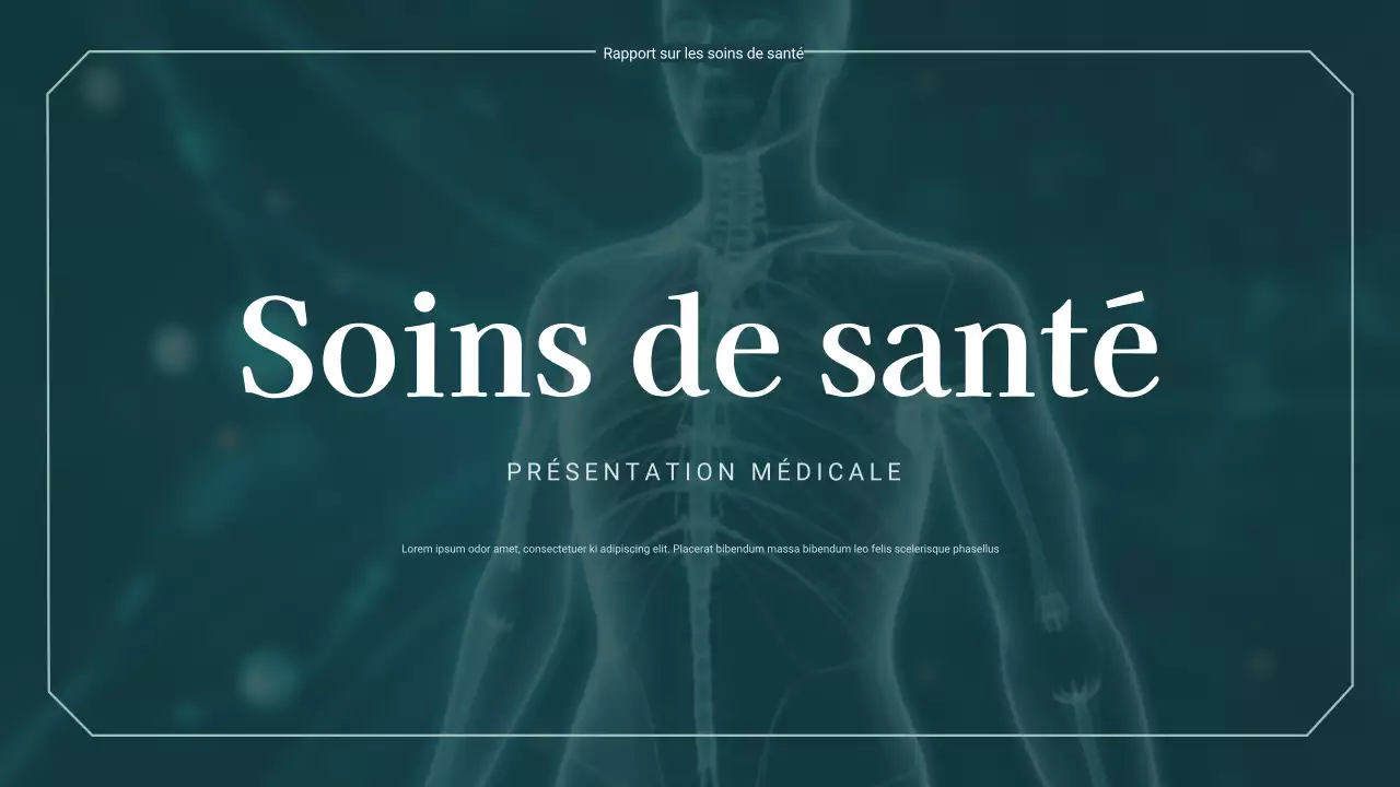 sarcelle présentation professionnelle des soins de santé