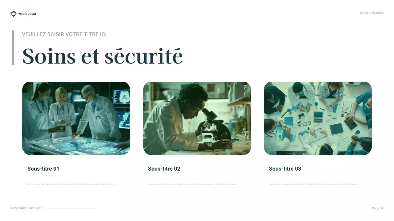 sarcelle présentation professionnelle des soins de santé