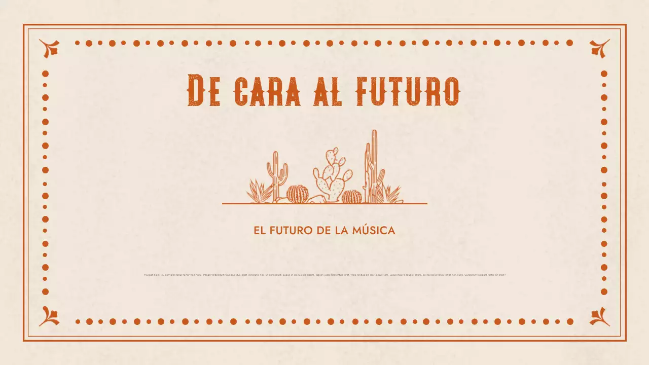 presentación de orange western music