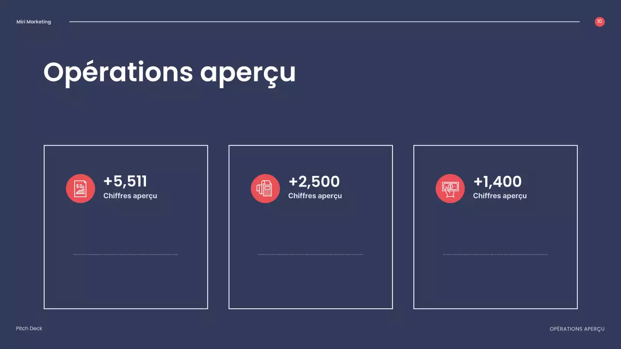 Présentation d'entreprise géométrique rouge