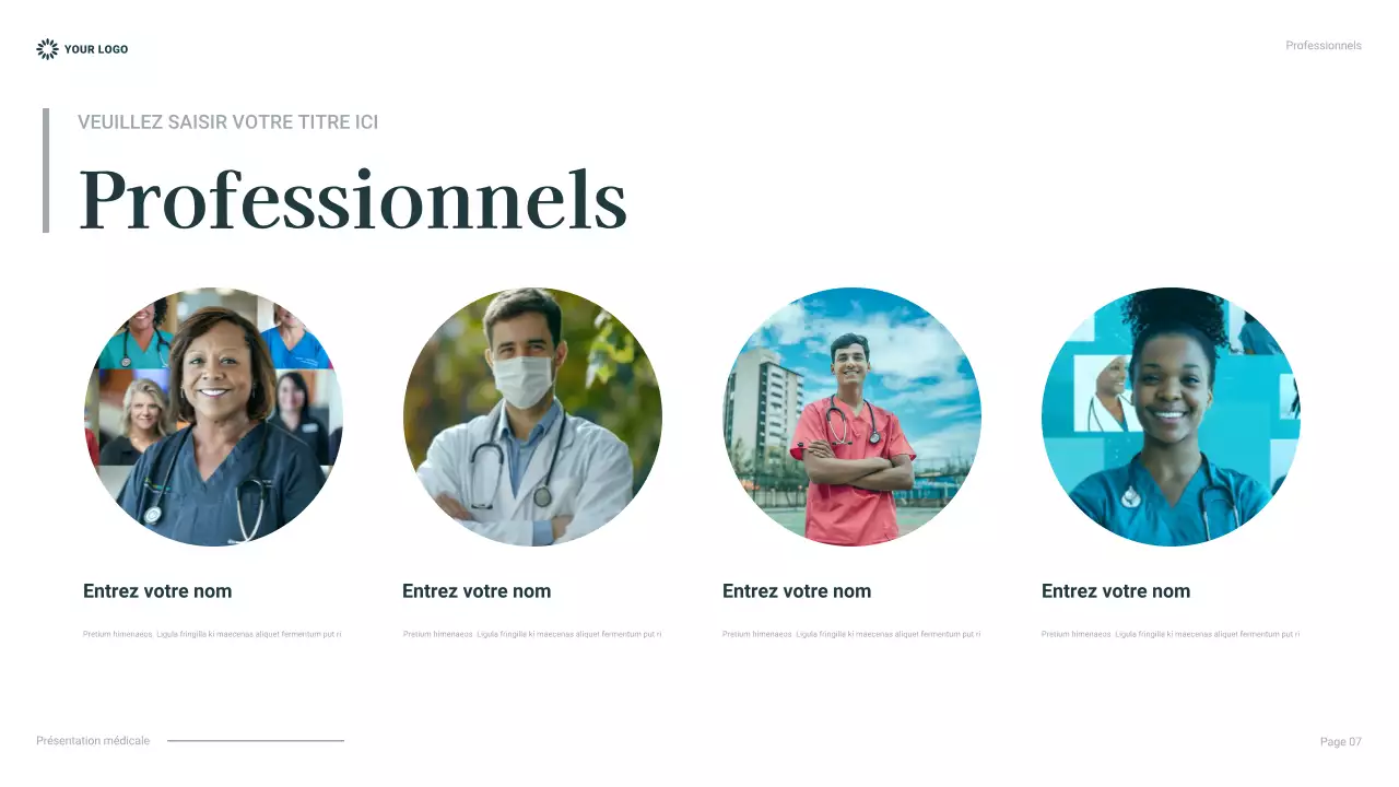 sarcelle présentation professionnelle des soins de santé