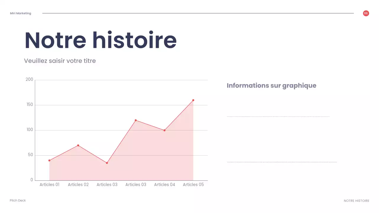 Présentation d'entreprise géométrique rouge