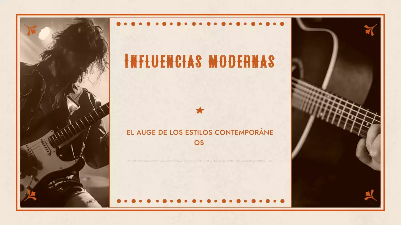 presentación de orange western music