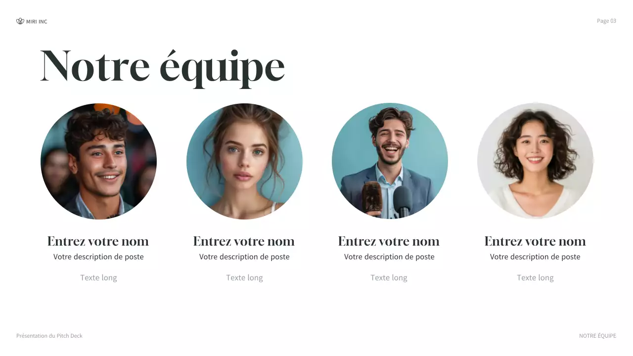 Présentation d'entreprise moderne et écologique