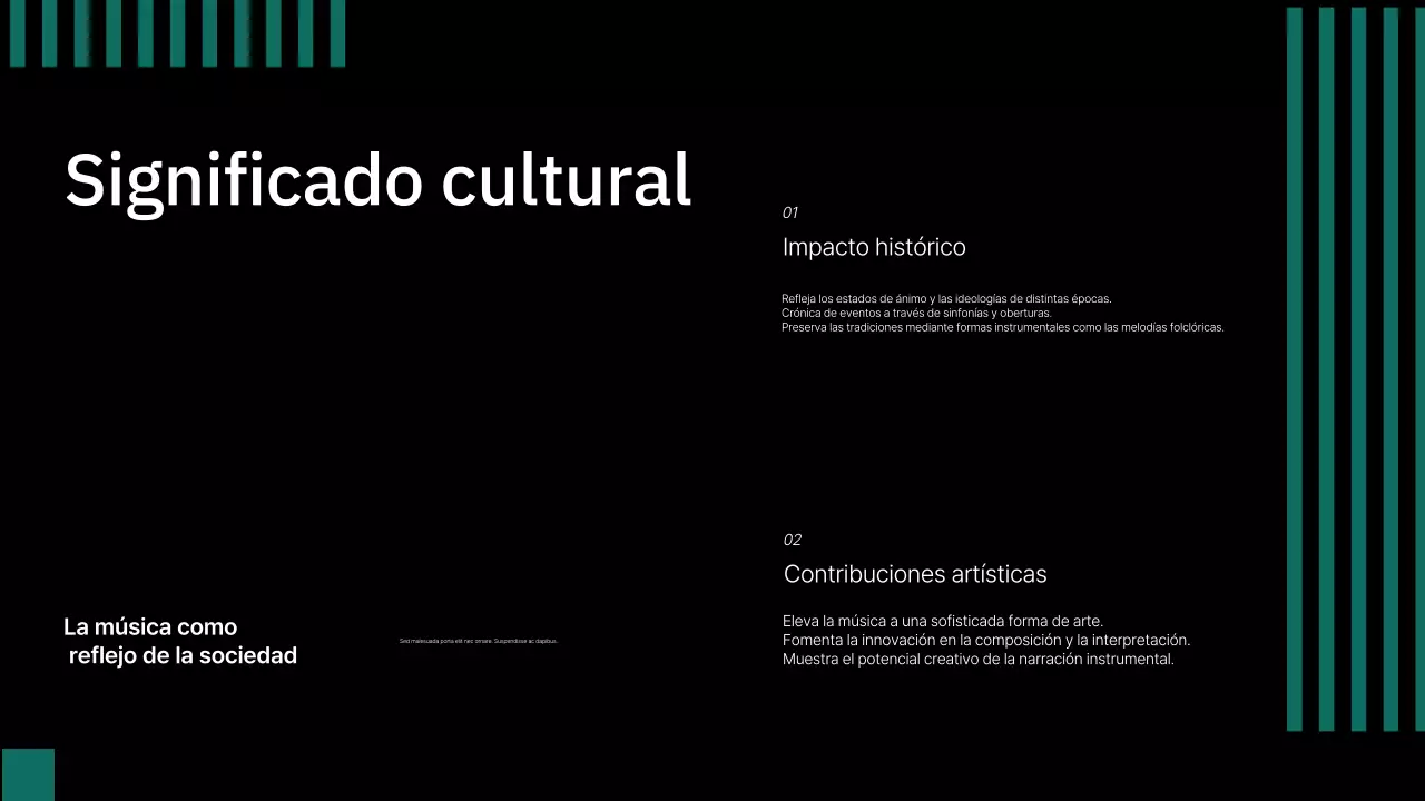 presentación de música clásica negra