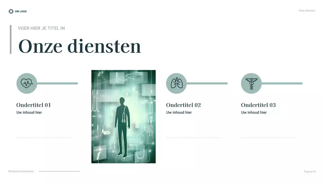 teal presentatie professionele gezondheidszorg